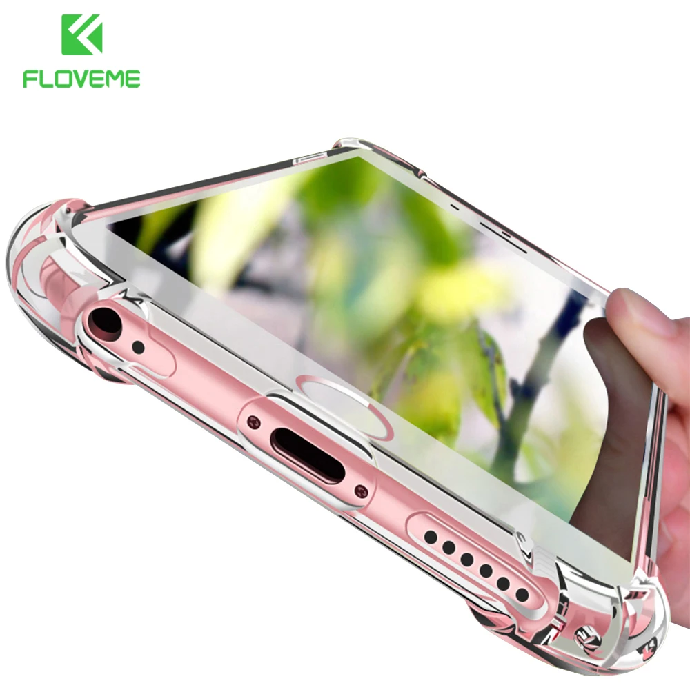 FLOVEME прозрачный чехол из ТПУ для iPhone 12 11 Pro Max мини XR X XS макс 7 8 Plus Мягкий