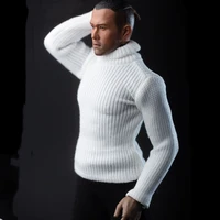 3 colors 16 scale mens clothes accessory long sleeves turtleneck sweater knitwear clothes coat accessory for 12 htph body