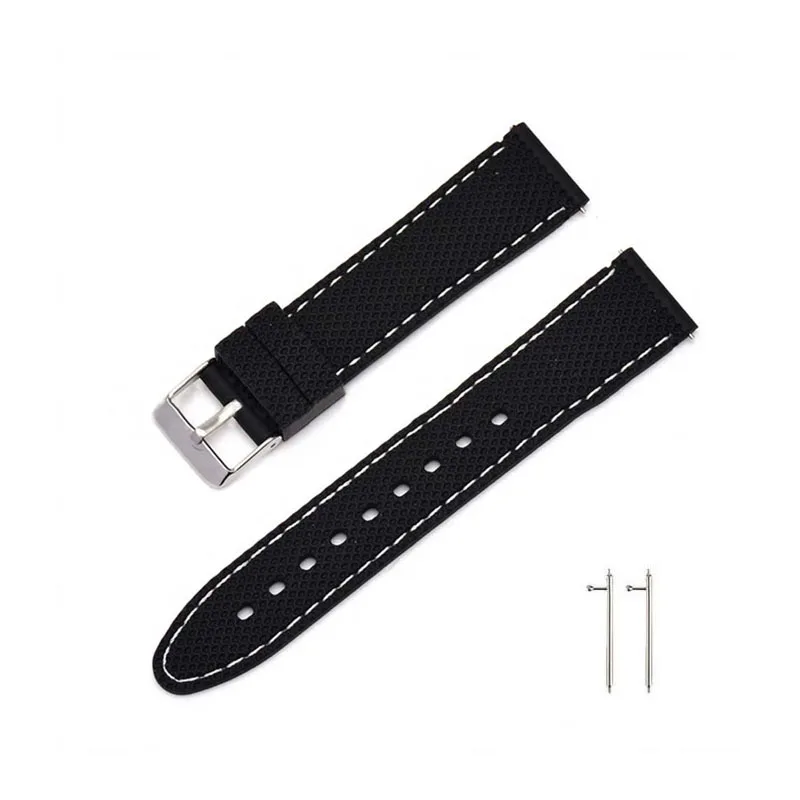 

Watchband for Samsung Gear S3 /ticwatch 20mm 22mm 24mm Sports Silicone Strap Smart Watch Bracelet Strap Accessories