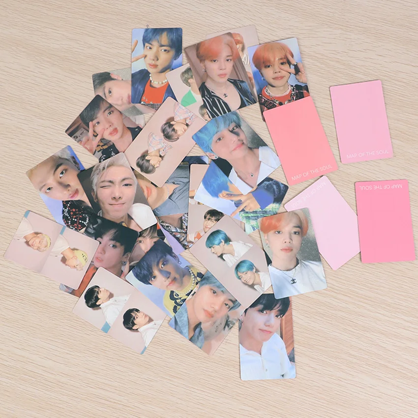 Новый альбом Bangtan Boys 4 шт./7 шт. ломо-карты KPOP коллекция фотокарт для фанатов JIMIN JUNG