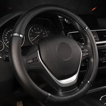 Universal Car Steering Wheel Cover Artificial Leather Comfortable Non-slip Automobile Steering-Wheel | Автомобили и мотоциклы