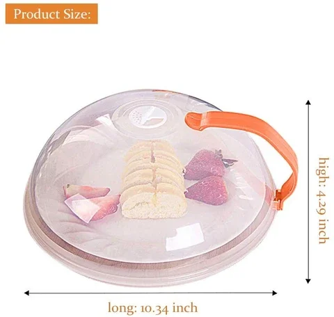 Пластик блюдо для микроволновой печи крышка из прозрачного отверстие отвода