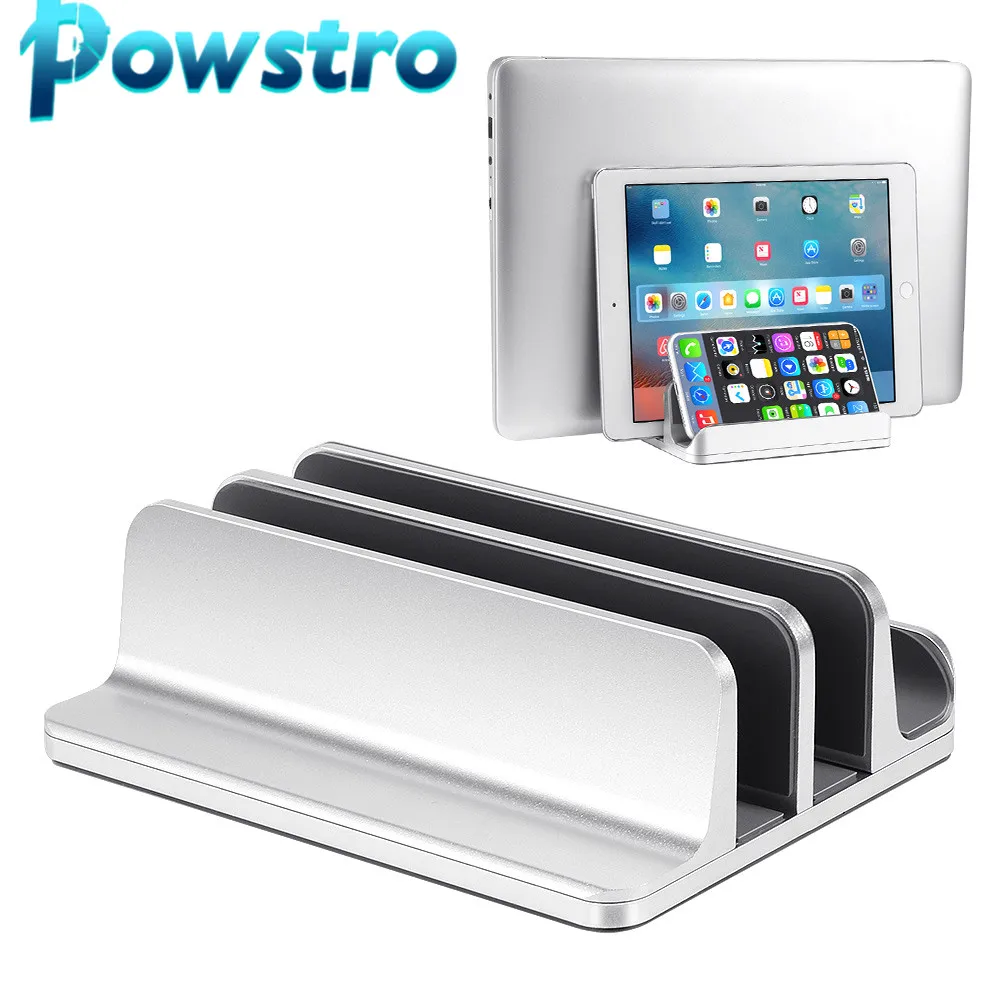 Вертикальная подставка для ноутбука Macbook Air Pro настольная двойная Настольная