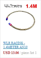 WLR RACING-1 метр 10 AN AN10 нейлоновый плетеный шланг для масла и топлива+ AN10 прямой поворотный фитинг+ 90 градусов Поворотный фитинг