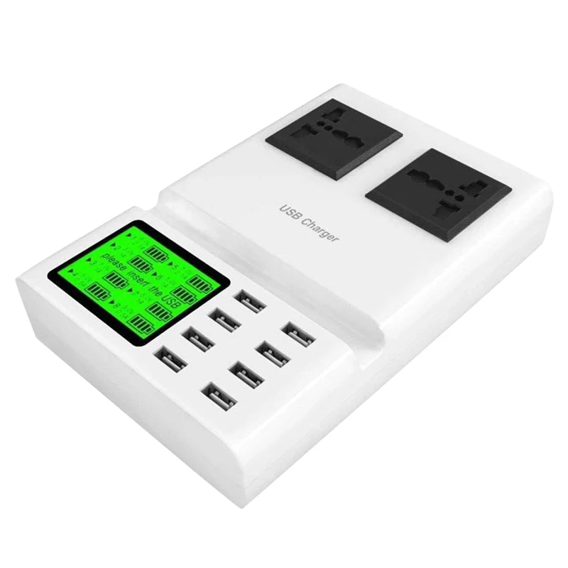 Универсальное зарядное устройство для путешествий портативное 8 портов Usb