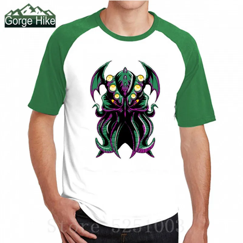 3D Cthulhu Embrace the chaos футболка дьявол для мужчин топы Футболка с изображением монстра