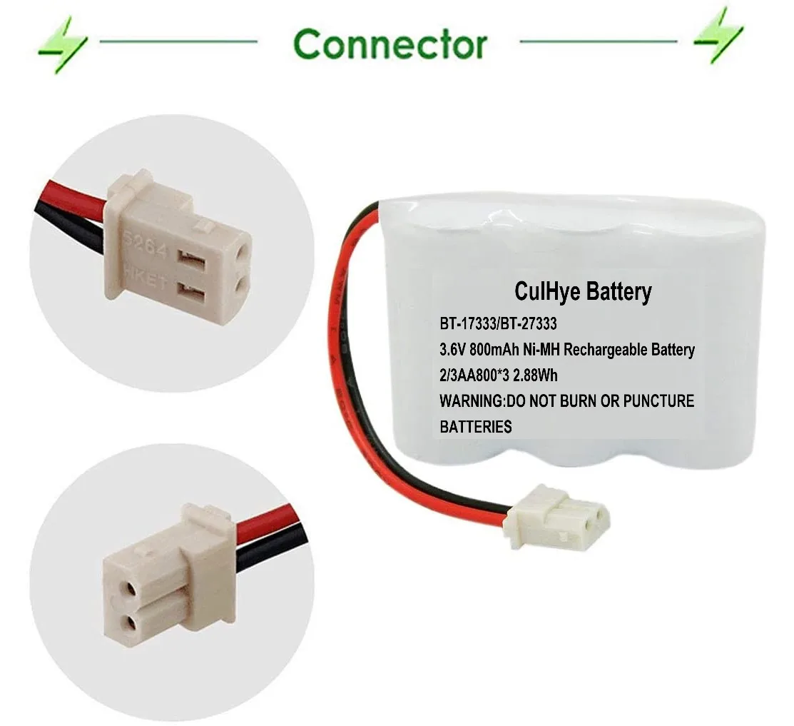 2pcs culhye 3 6v ni mh bt 17333 bt 27333 handset telephone rechargeable battery cordless phone battery bt 17233 bt17233 free global shipping