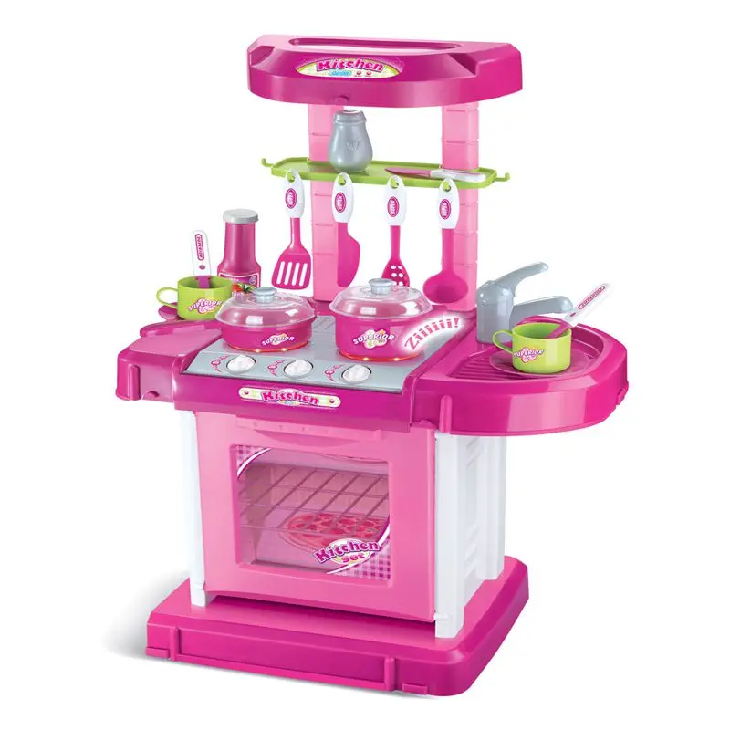 

1set Portable Electronic Children Kids Kitchen Cooking Girl Toy Cooker Play Set