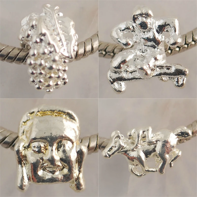 

Silver-plated Copper Spacer Beads Loose Bead For Jewelry Making DIY Necklace Bracelet Design Accessories