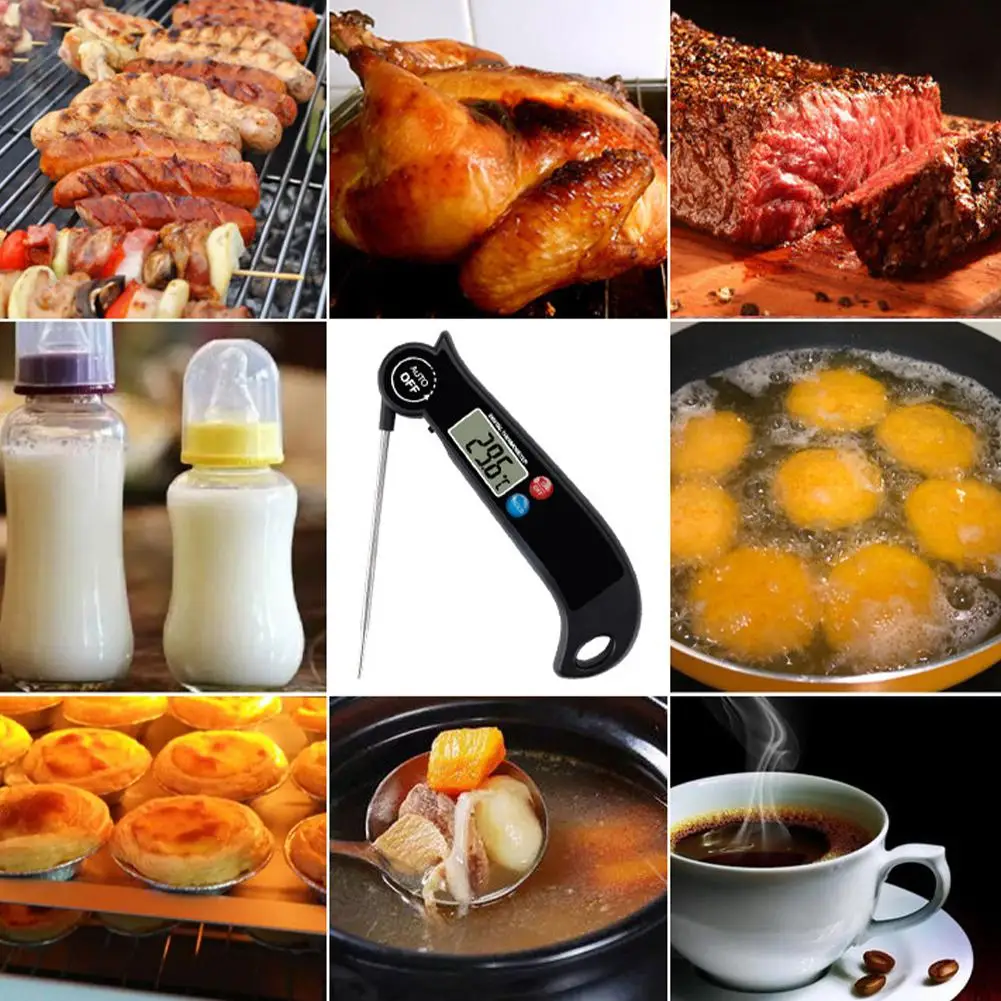 

AsyPets High Precision Digital Meat Thermometer Fast Instant Read Bbq Cooking Test