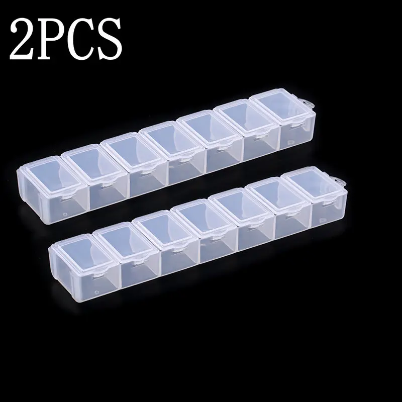 

Пластиковый контейнер для украшений QIAO 7 отделений