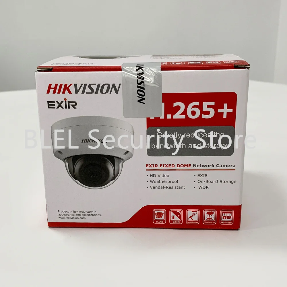 Hikvision Original IP Camera 8MP IR Fixed Dome DS-2CD2185FWD-I Network POE H.265 Updatable CCTV security IP67 | Безопасность и