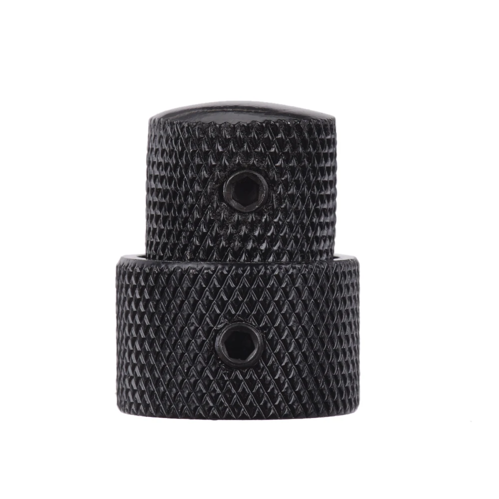 2 sets dual konzentrischen gestapelt control knöpfe für elektrische bass gitarren zubehör silberschwarzgold farben für optional