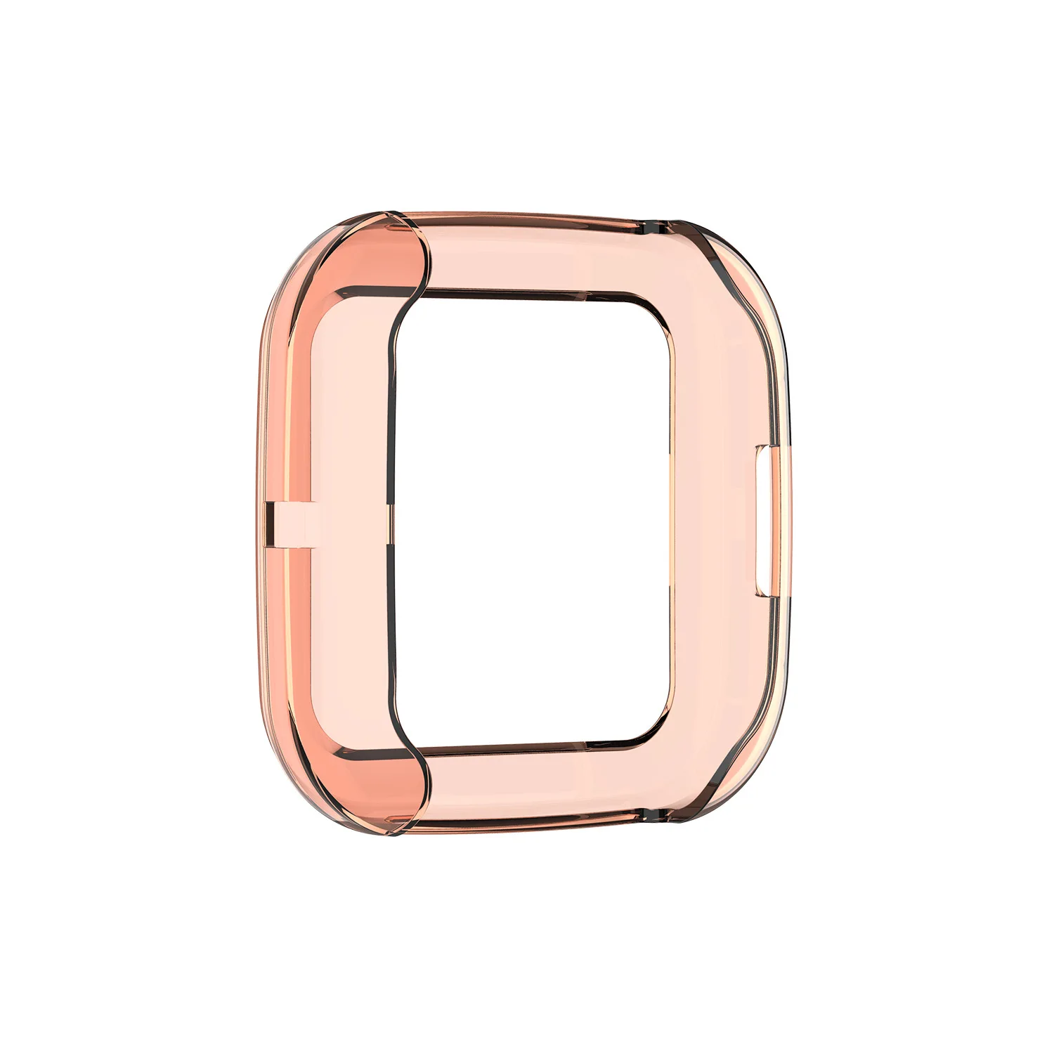 100 шт./лот прозрачный силикон чехол для Fitbit Versa 2 Смарт часы защитный чехол Сменные аксессуары ремешок для часов 6 цветов