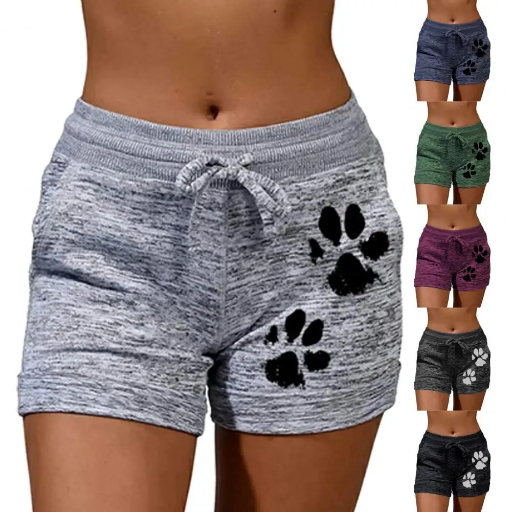 Спортивные шорты облегающие быстросохнущие женские в полоску для отдыха и