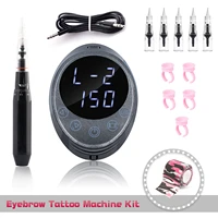 tattoo machine kit rotary tattoo pen guns set permanent makeup for eyebrow eyeliner needle tools body art supplies for beginners