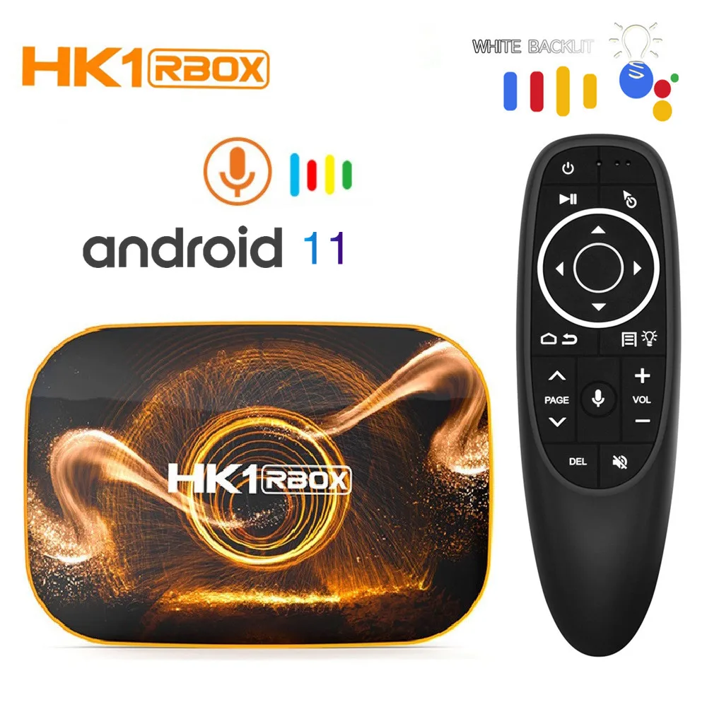 ТВ приставка HK1 RBOX R1 RK3318 Smart TV Android 11 0 4 Гб 128 64 ГБ 32 4K медиаплеер