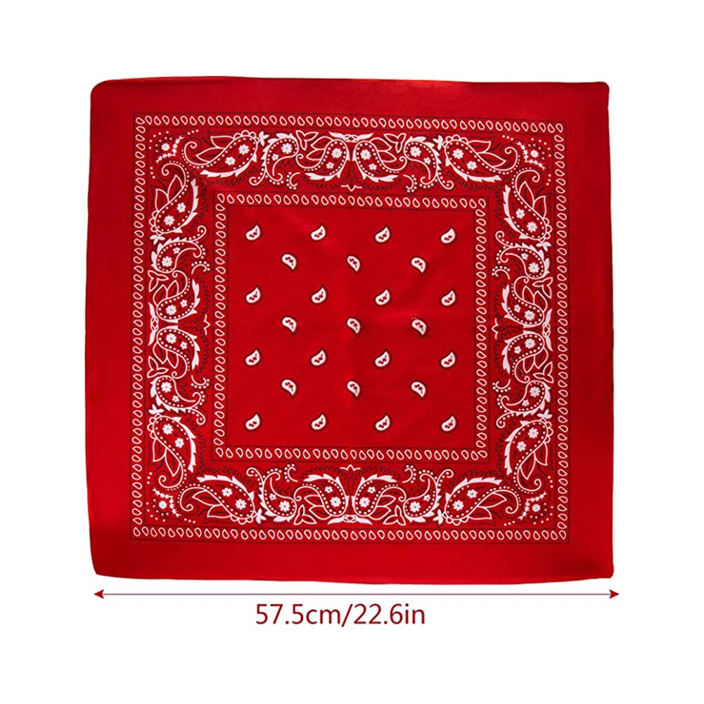 

12pcs Bandana Headband Scarves Set Square Scarf for Men Women Hair Bands Beanie Bone Arab Bonnet Hats Cap