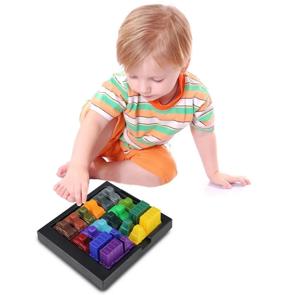 

Детский лабиринт с машинками, настольные игры для малышей, Обучающие игрушки с стеблями, детская головоломка с логикой, игрушки с дорожным д...