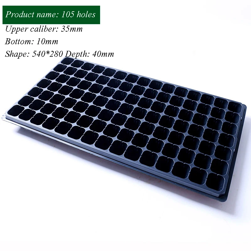 21/32/50/72/105/128/200 Holes Cells Seeding Tray Plastic Nursery Grow Box Seed Sowing Flats Garden Greenhouse Tools Plant Flower