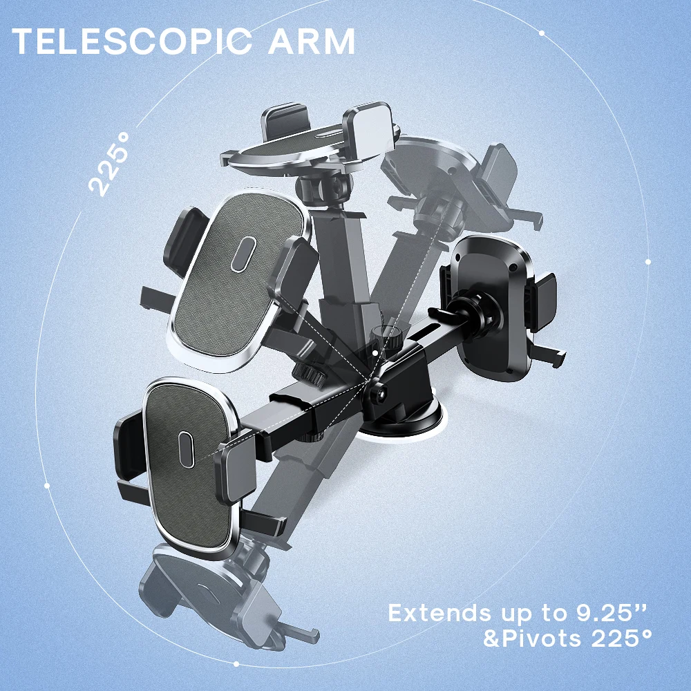 Автомобильный держатель для телефона MEIDI крепление на приборную панель присоске