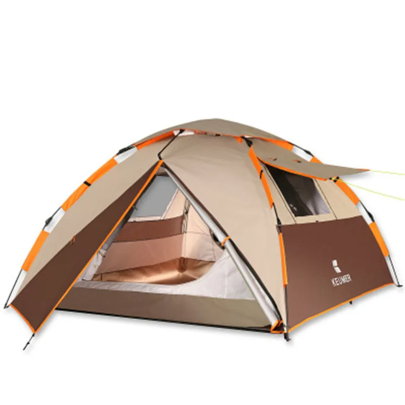 Туристическая палатка на 3-4 человек Всесезонная семейная для путешествий пляжа