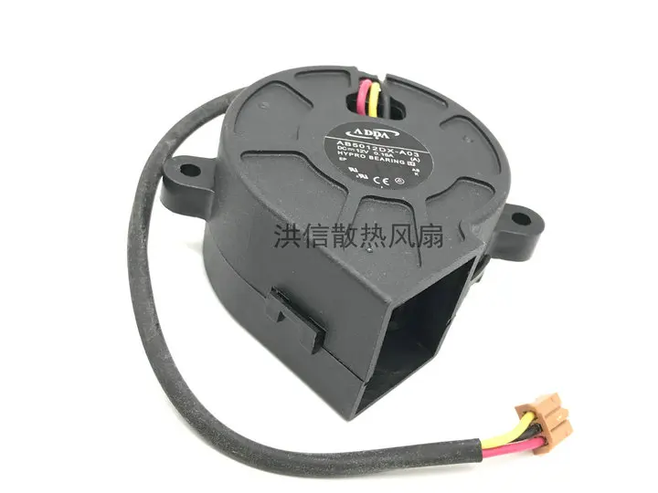 

1pcs Projecctor cooling fan blower for ADDA AB5012DX-A03 5025 5CM turbo blower fan 12V 0.15A hydraulic bearing