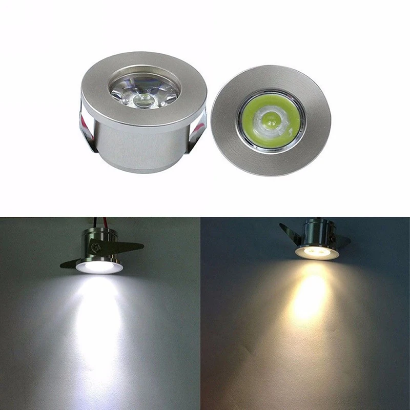 

New LED White/Warm White AC 85-265V Mini Surface Mounted Light Led Downlight Jewelry Cabinet Lamp Spot Light 1W /3W