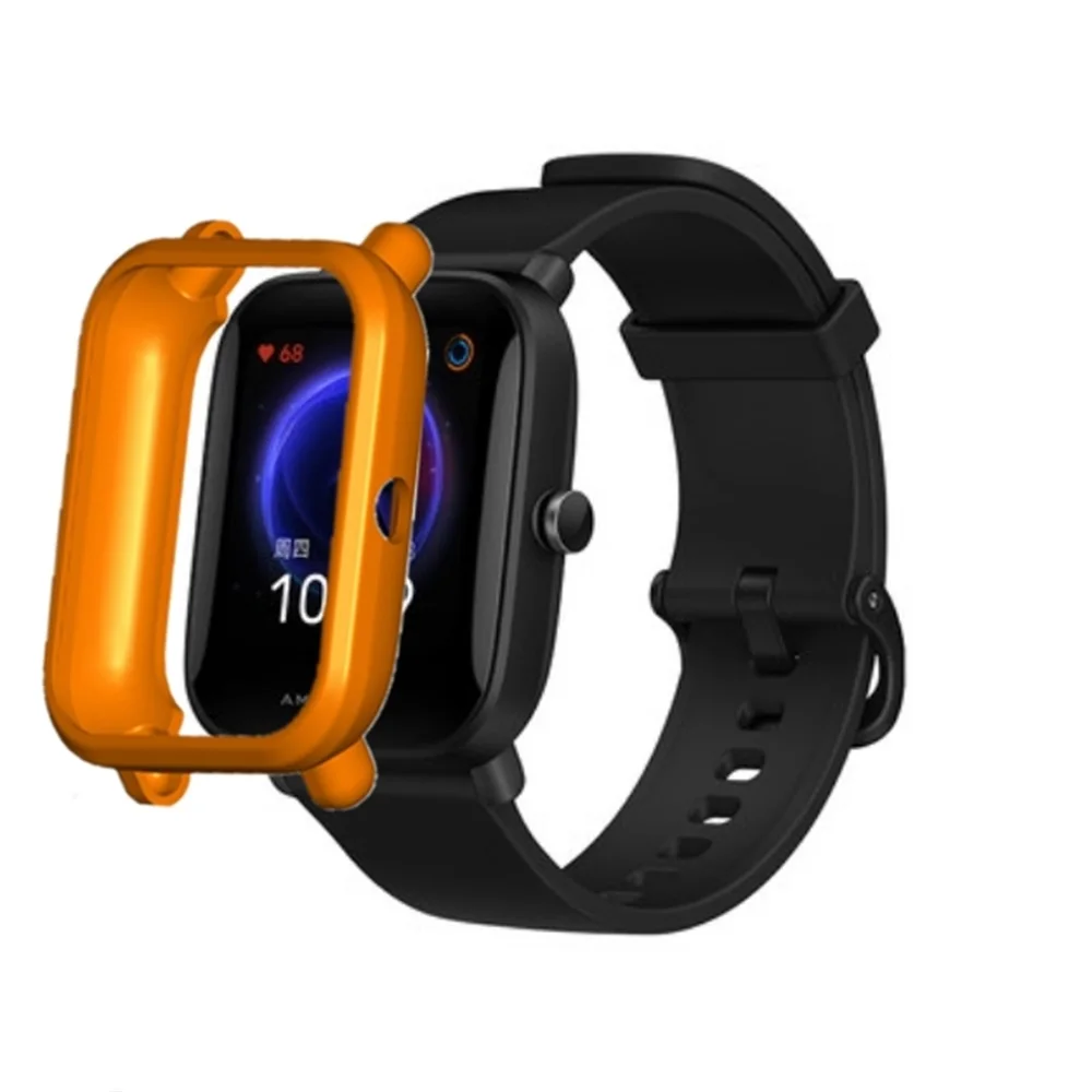 Чехол из ТПУ Для Xiaomi Amazfit Bip U Pro защитный рукав рамка силиконовый чехол бампер для