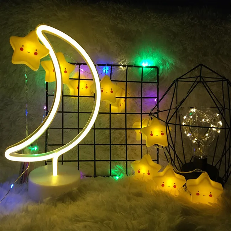 10 шт светодиодный Ночной светильник с рисунками из мультфильмов подарком