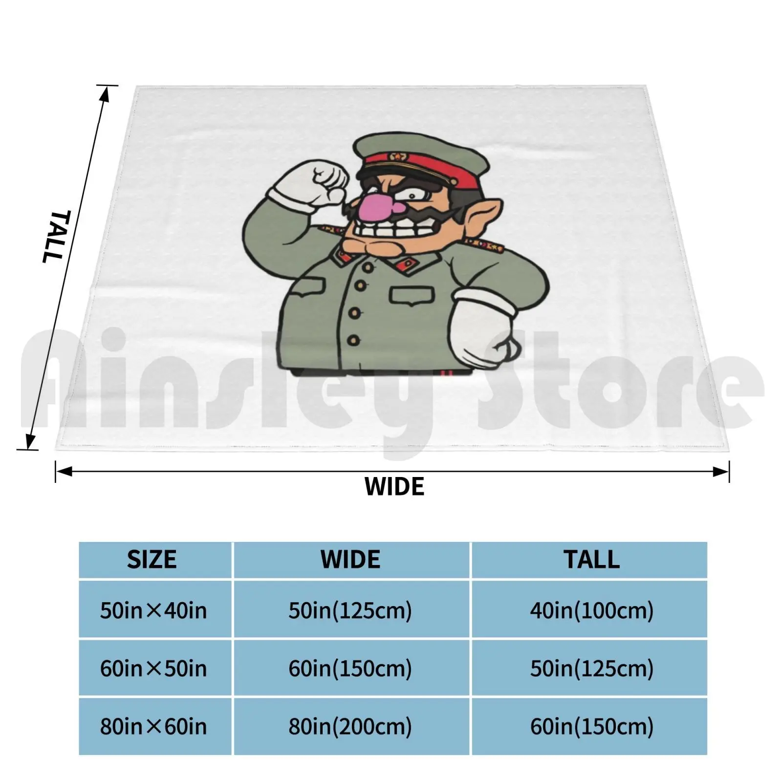 Одеяло Wario Stalin модное индивидуальное одеяло Super СССР Советский Союз Ваг