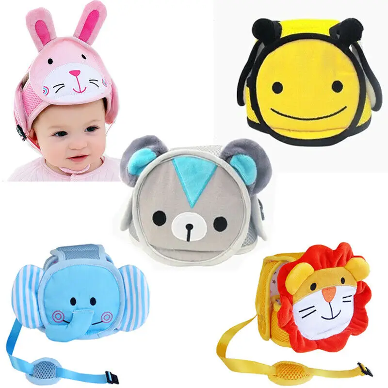

Home Baby Safety Helmet Head Protection Toddler Kids Adjustable Soft Headguard Caps Toddler Safety Helmet Head Protection Hats