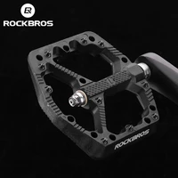 rockbros bicycle pedals non slip mtb bmx cycling pedals nylon ultralight waterproof bike platform pedals bicycle accessories