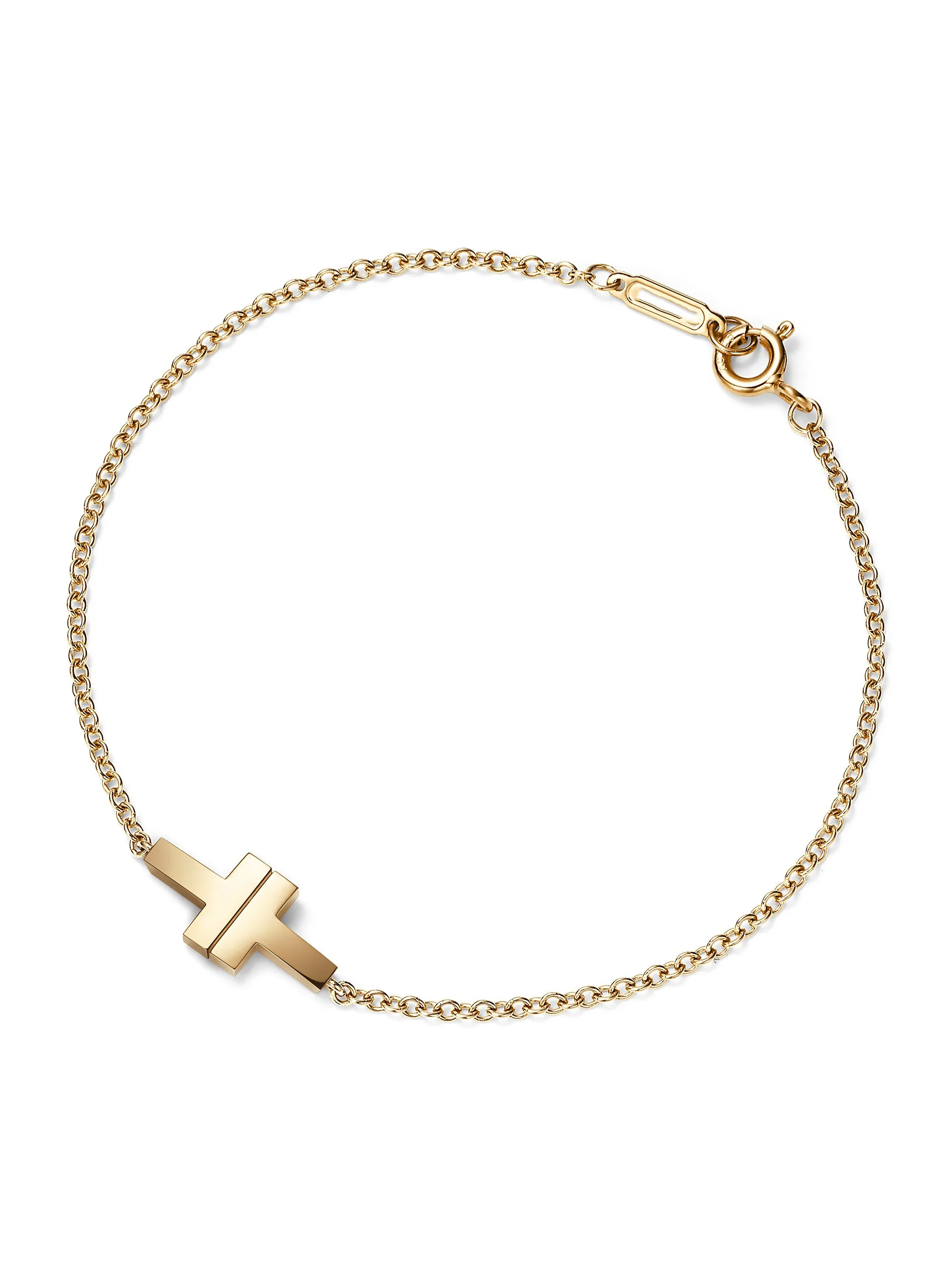 

1:1 Men's and Women's Fashion Brand Letter Label Two-color Pendant Bracelet Couple Gift