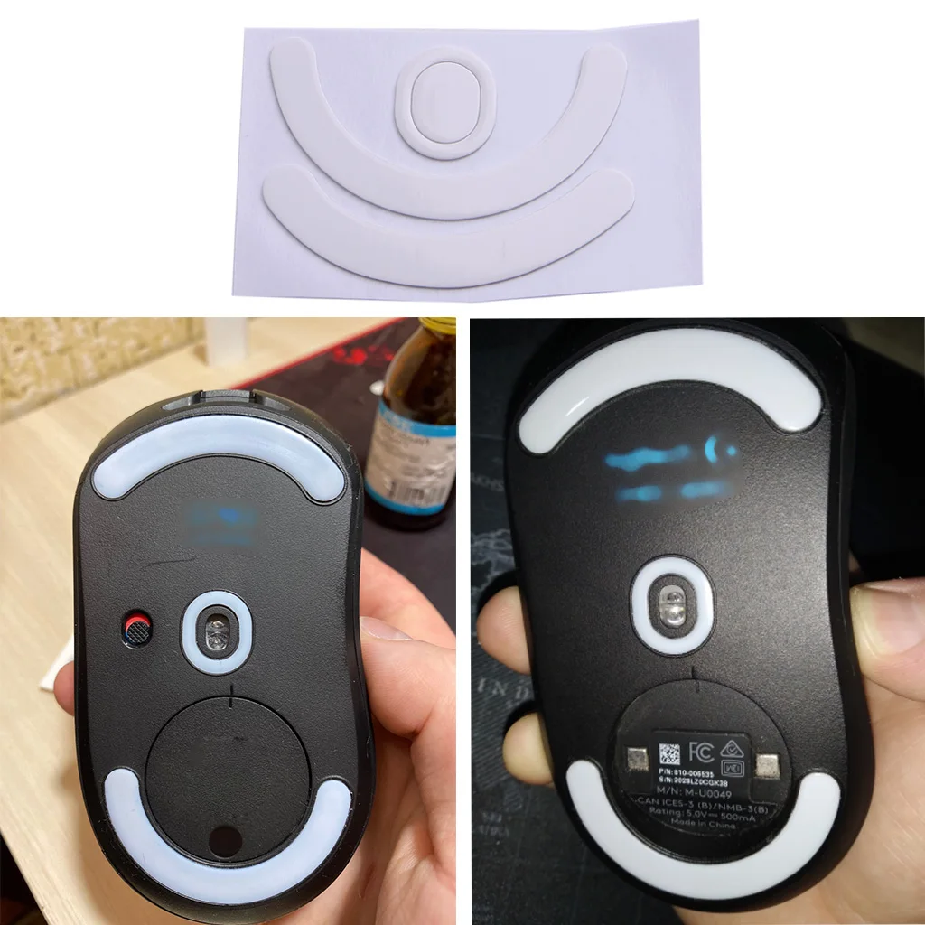 

1Set Mouse Feet Mouse Skates Stickers Pad Rounded Glides Curved Edges Replacement for logitech G403 G603 G703 Mouse