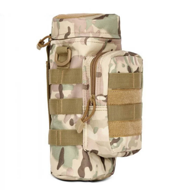 CP Сумка для бутылки Molle, походная сумка для воды, Тактическая Военная система Molle, сумка для бутылки, сумка для чайника, держатель, сумка для бутылки воды - Color: CP