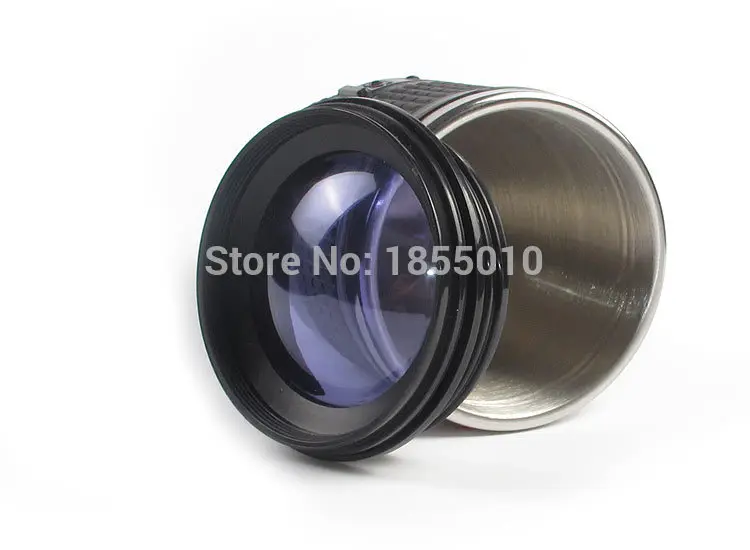 Двойной вакуумный корпус 304 нержавеющая сталь черная эмуляция объектив камеры