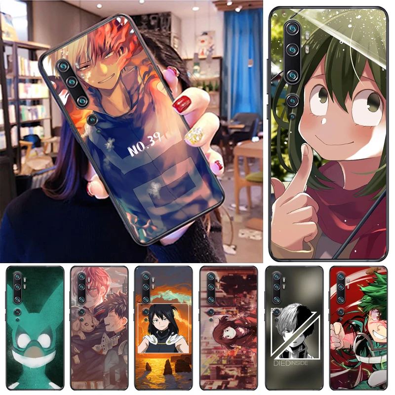 

My Hero Academia Tomura Boku Dabi Shigaraki Todoroki Shouto Bakugou Katsuki Phone Case For Xiaomi CC9e CC9 Pro Back Cover Funda