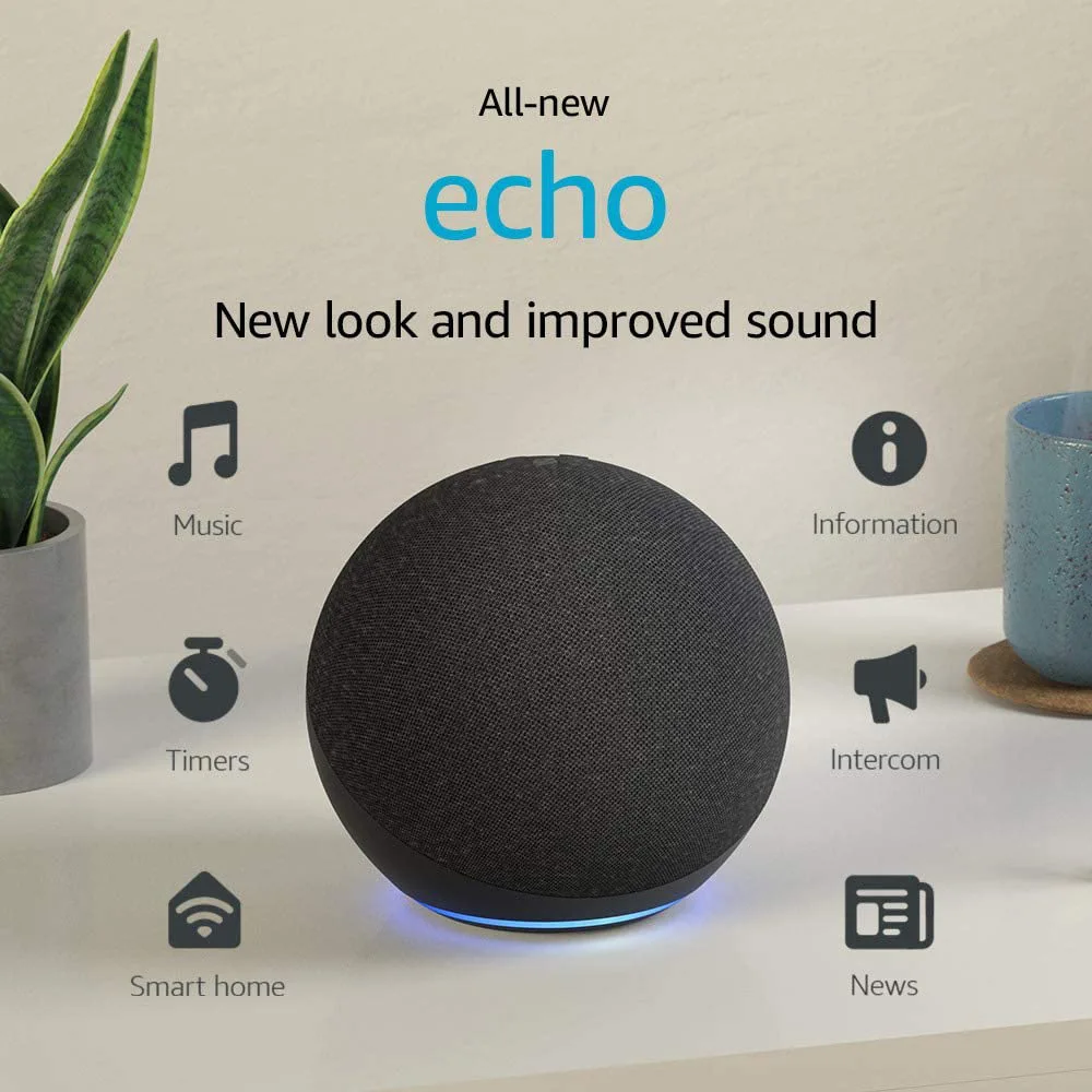 Умный динамик 4-го поколения Amazon Echo Dot | Электроника