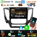 1280*720P Android 10 для Mitsubishi Pajero Sport Montero 360 панорамная камера 6 + 128G GPS Радио автомобильный мультимедийный плеер CarPlay IPS
