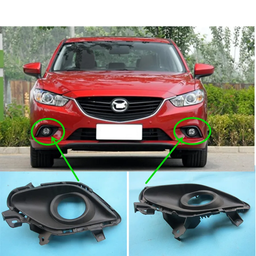 Высокое качество бампер решетка крышкой противотуманных фар для mazda 6 2014 Atenza OEM :