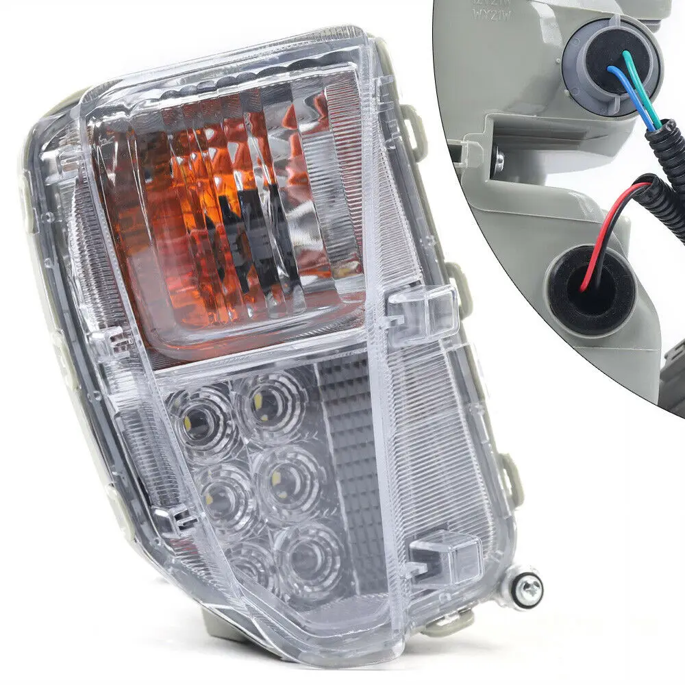 

Left and right Signal lights Front LED Bulb Fog Light DRL Driver Marker Lamp For Toyota Prius 2012 2013 2014 2015