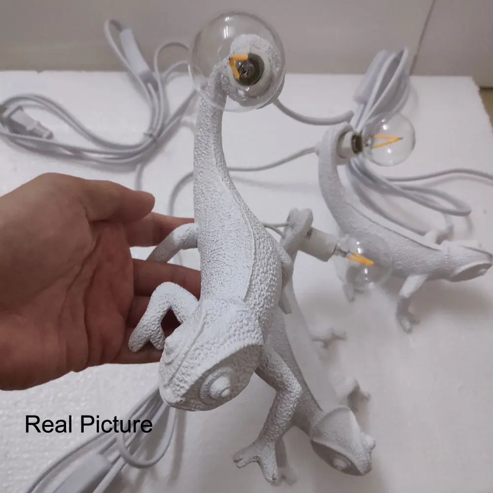 Настольные лампы с итальянской каучуковой Ящерицей бра в виде современных