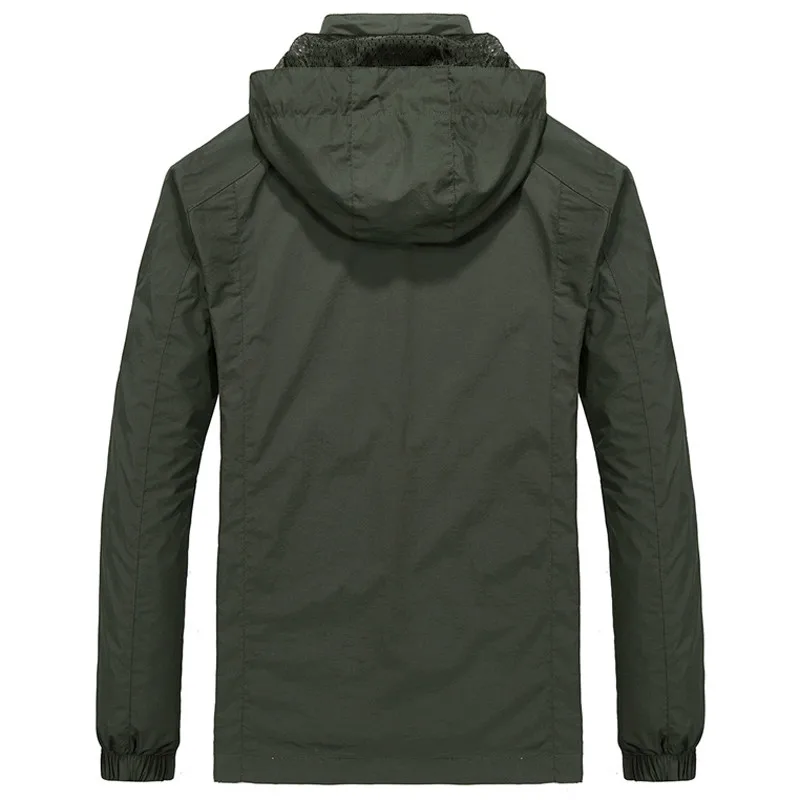 Мужская ветровка с капюшоном Размеры M ~ 6XL | одежда