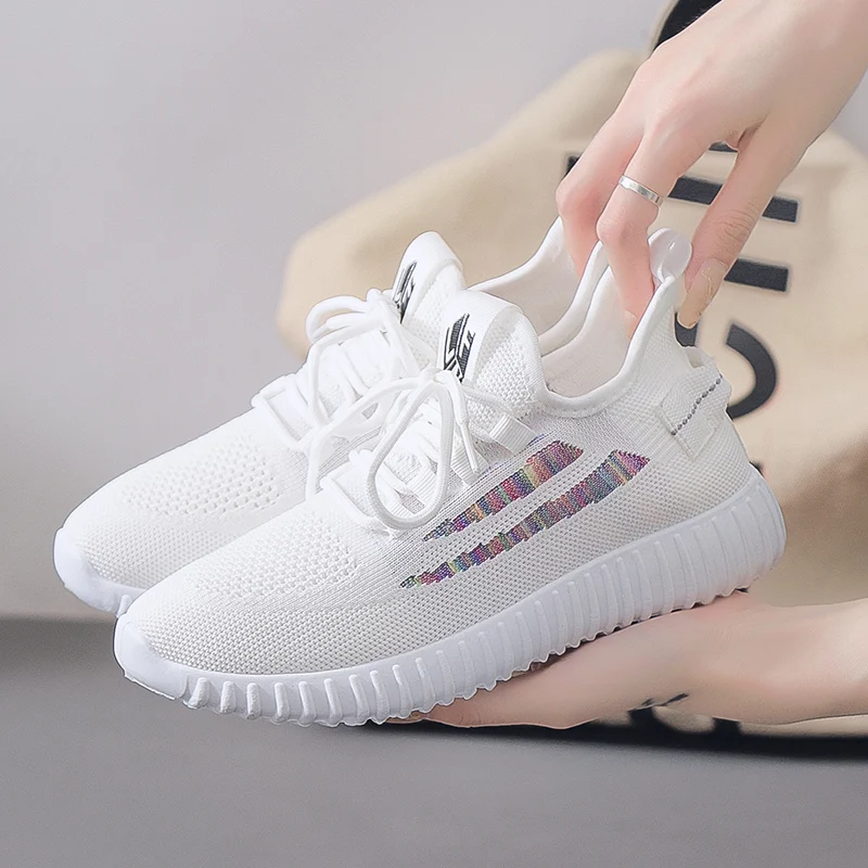 

Breathable Mesh Ladies Shoes Spring Summer Fashion Sneakers Women Low Top Sport Casual Shoes Trainers
