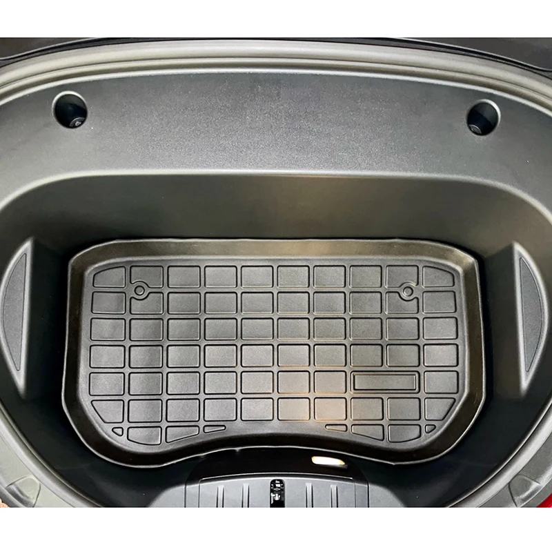 

2021 New Car Front Trunk Storage Mat For Tesla Model 3 Car Accessories Cargo Tray Trunk TPE Waterproof Pads Model 3 2021