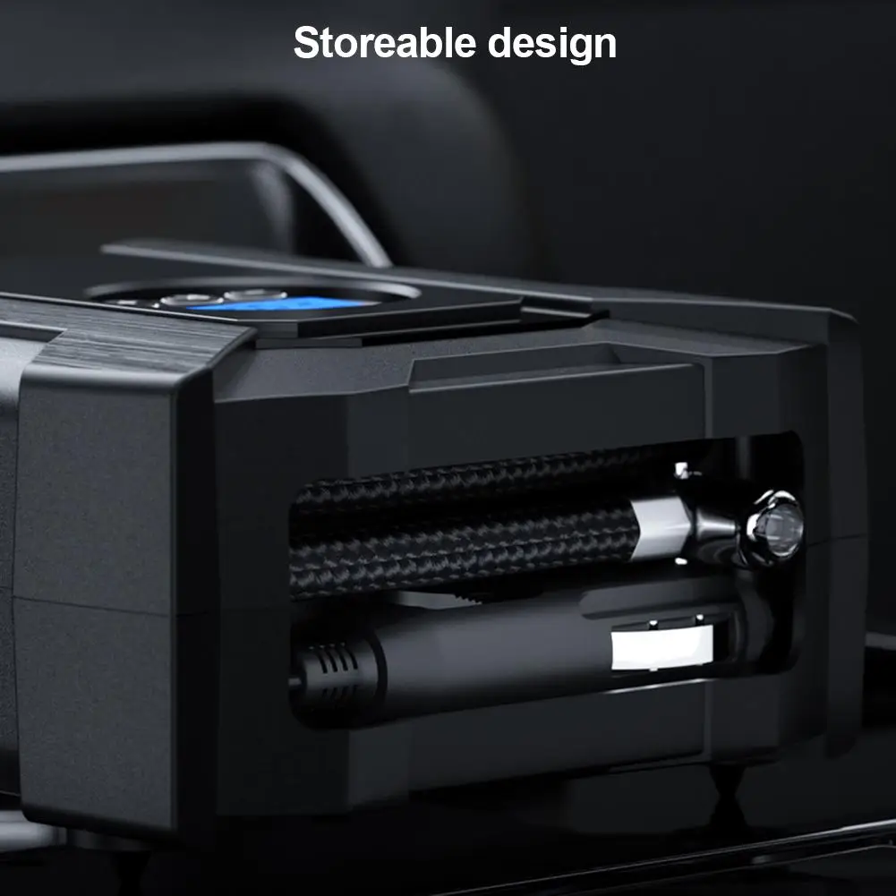 

12V Portable Tyre Inflatable Pump Digital Display Electric Air Pump 50-100 PSI Air Pump Car Air Compressor Inflador Electrico