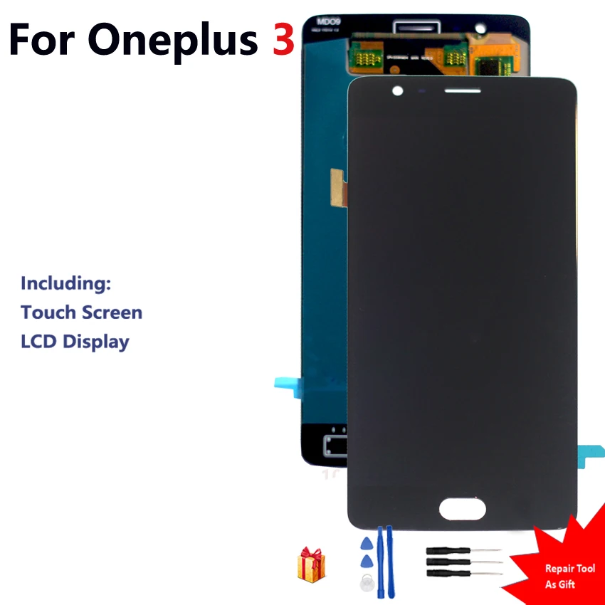 

Amoled For Oneplus 3 Three A3000 A3003 Display Touch Screen Original LCD Display Digitizer Assembly For Oneplus 3