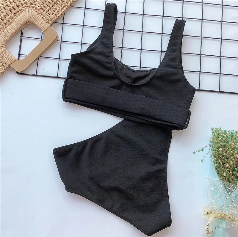 Maillot de bain Femme, новинка, леопардовый комплект бикини с высокой талией, бразильский купальник, женский купальник, женский купальник, Ретро стиль, бикини