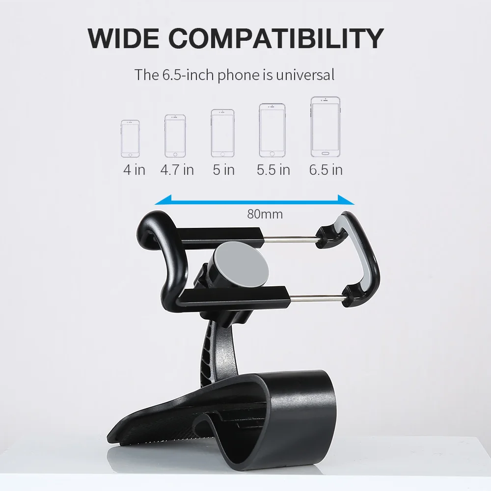 Автомобильный держатель для телефона KISSCASE вращающийся на 360 градусов приборной